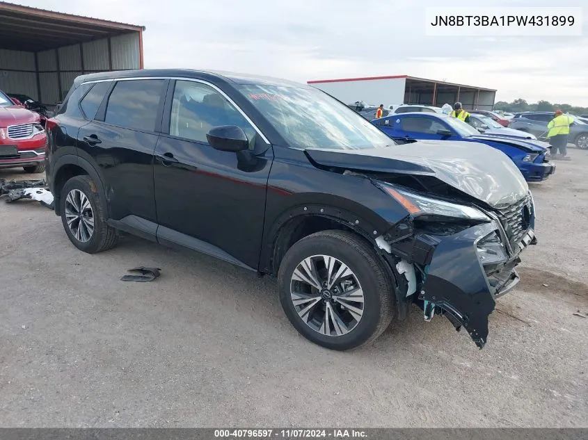 2023 Nissan Rogue Sv Fwd VIN: JN8BT3BA1PW431899 Lot: 40796597