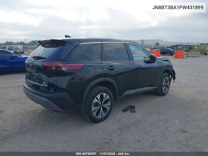 2023 Nissan Rogue Sv Fwd VIN: JN8BT3BA1PW431899 Lot: 40796597