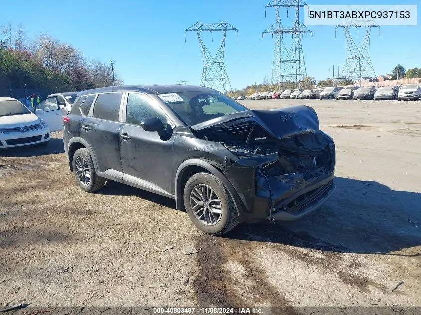 2023 Nissan Rogue S Intelligent Awd VIN: 5N1BT3ABXPC937153 Lot: 40803487