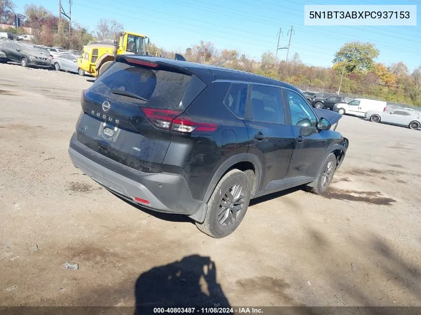 2023 Nissan Rogue S Intelligent Awd VIN: 5N1BT3ABXPC937153 Lot: 40803487