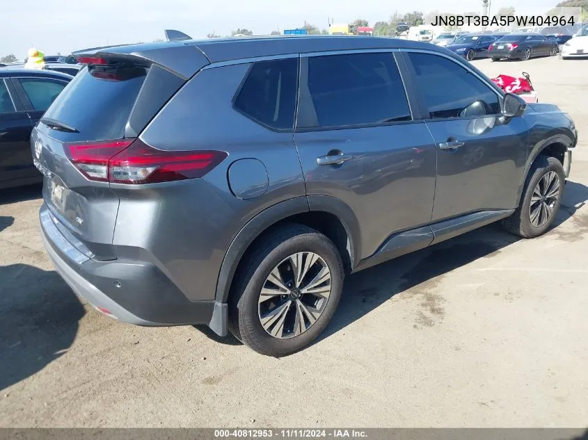 2023 Nissan Rogue Sv Fwd VIN: JN8BT3BA5PW404964 Lot: 40812953