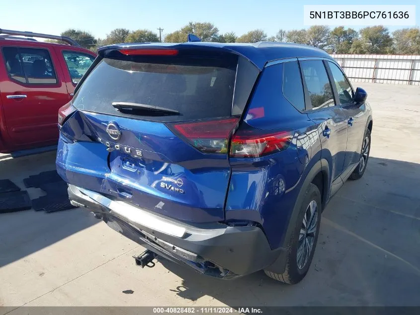 2023 Nissan Rogue Sv Intelligent Awd VIN: 5N1BT3BB6PC761636 Lot: 40828482