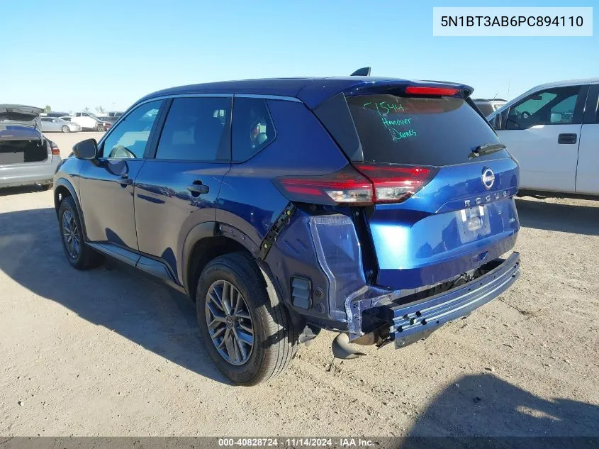 5N1BT3AB6PC894110 2023 Nissan Rogue S Intelligent Awd