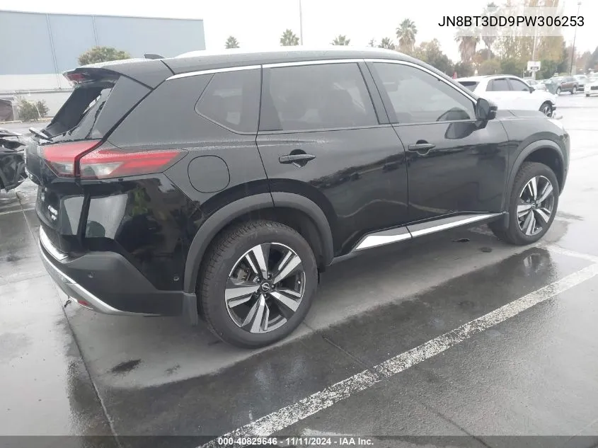 2023 Nissan Rogue Platinum Intelligent Awd VIN: JN8BT3DD9PW306253 Lot: 40829646