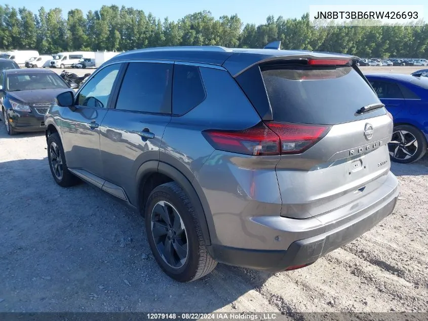 JN8BT3BB6RW426693 2024 Nissan Rogue Sv