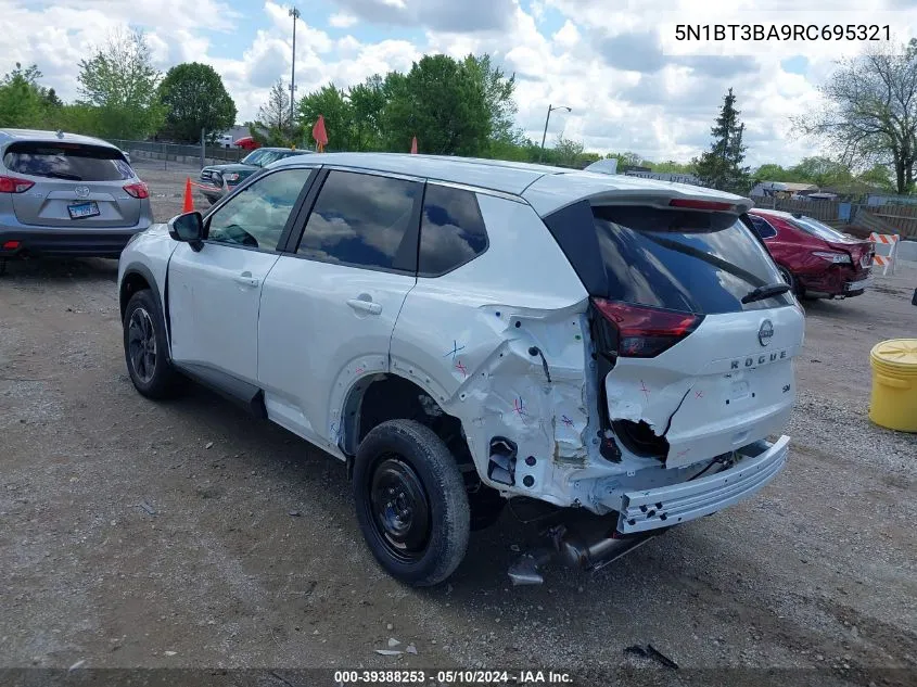 5N1BT3BA9RC695321 2024 Nissan Rogue Sv Fwd