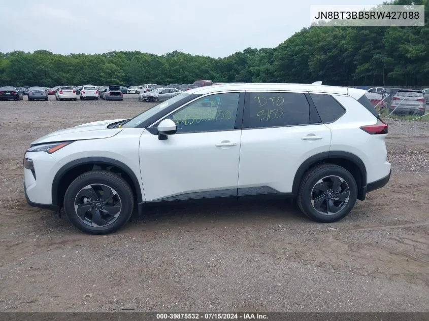 2024 Nissan Rogue Sv Intelligent Awd VIN: JN8BT3BB5RW427088 Lot: 39875532