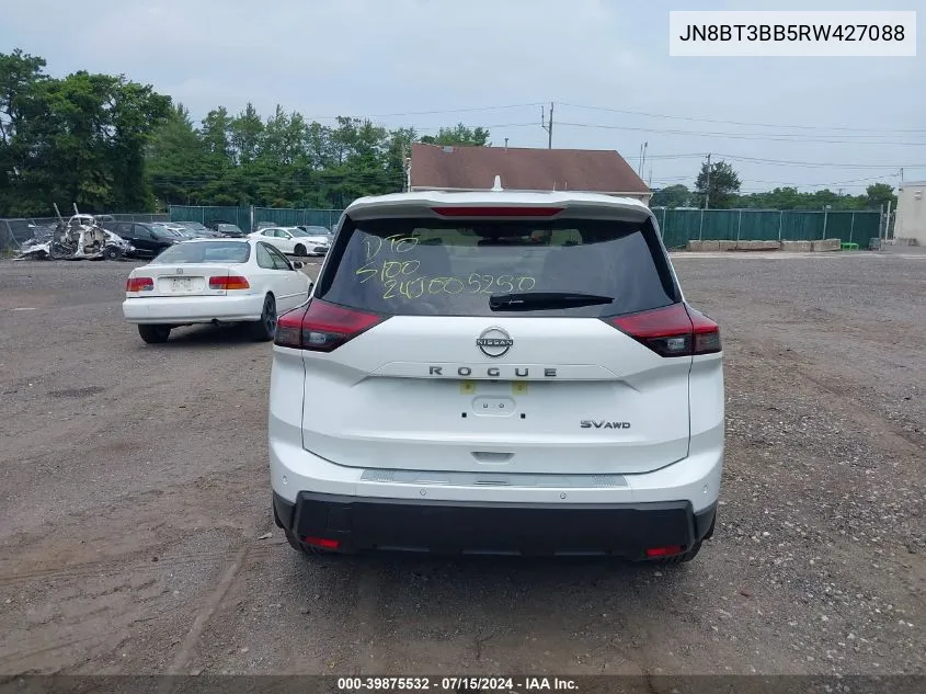 2024 Nissan Rogue Sv Intelligent Awd VIN: JN8BT3BB5RW427088 Lot: 39875532