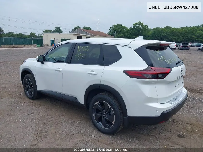 2024 Nissan Rogue Sv Intelligent Awd VIN: JN8BT3BB5RW427088 Lot: 39875532