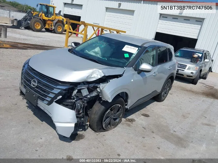 5N1BT3BB7RC747506 2024 Nissan Rogue Sv Intelligent Awd