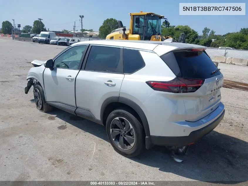 5N1BT3BB7RC747506 2024 Nissan Rogue Sv Intelligent Awd