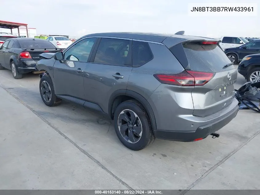 2024 Nissan Rogue Sv Intelligent Awd VIN: JN8BT3BB7RW433961 Lot: 40153140