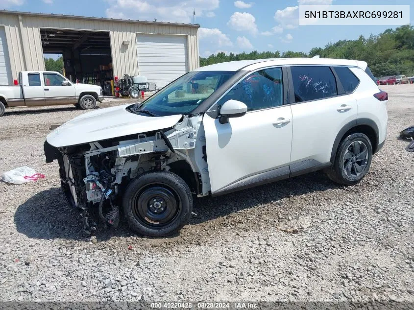 2024 Nissan Rogue Sv Fwd VIN: 5N1BT3BAXRC699281 Lot: 40220428