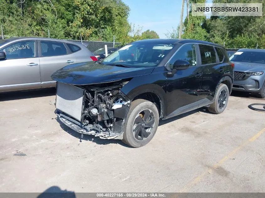 2024 Nissan Rogue Sv Intelligent Awd VIN: JN8BT3BB5RW423381 Lot: 40227165