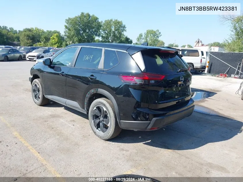 2024 Nissan Rogue Sv Intelligent Awd VIN: JN8BT3BB5RW423381 Lot: 40227165