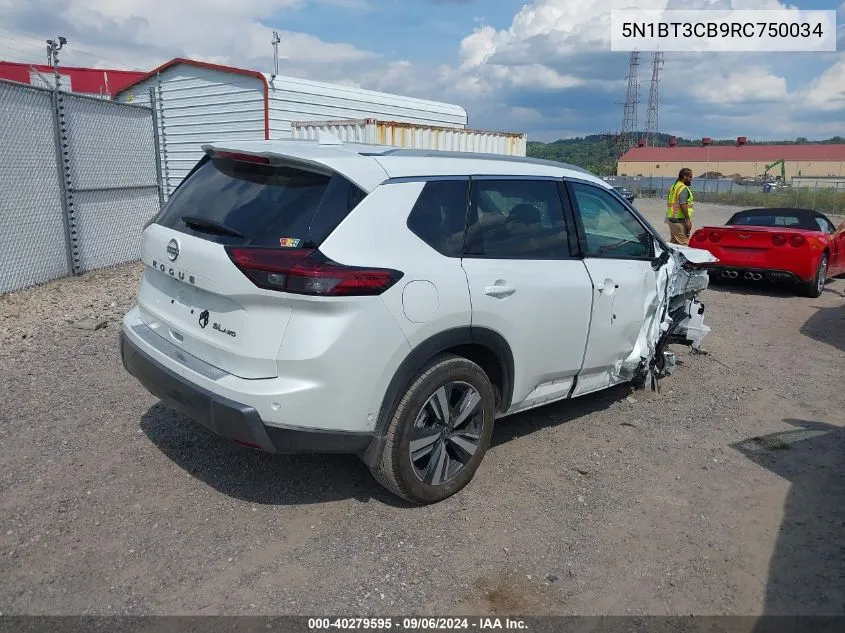 5N1BT3CB9RC750034 2024 Nissan Rogue Sl Intelligent Awd