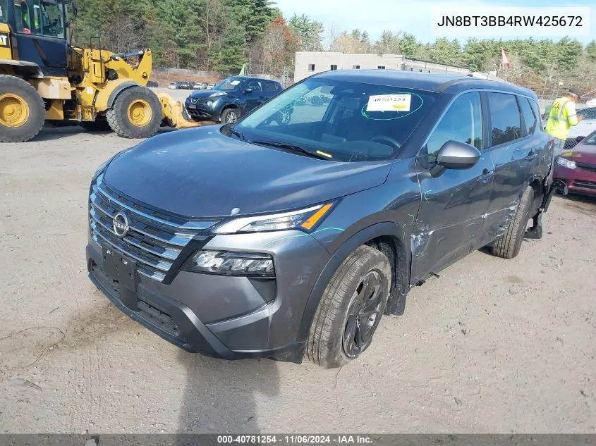 2024 Nissan Rogue Sv Intelligent Awd VIN: JN8BT3BB4RW425672 Lot: 40781254