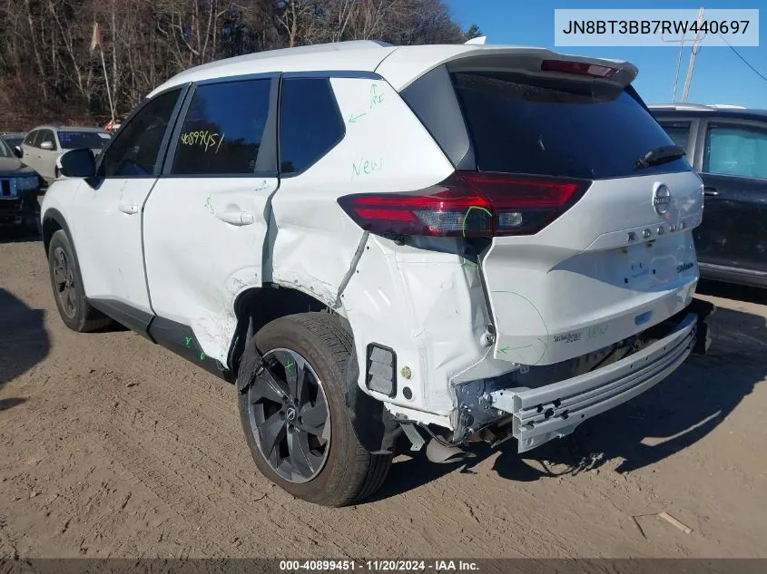 2024 Nissan Rogue Sv Intelligent Awd VIN: JN8BT3BB7RW440697 Lot: 40899451