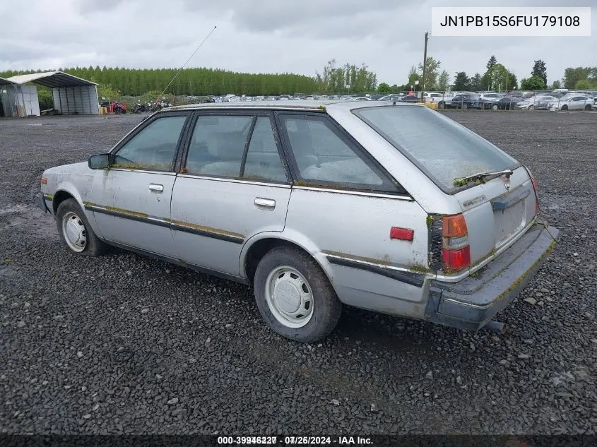 1985 Nissan Sentra VIN: JN1PB15S6FU179108 Lot: 39946227