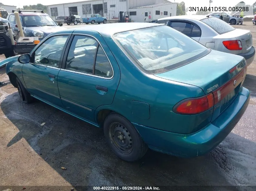 1995 Nissan Sentra Xe/Gxe/Gle VIN: 3N1AB41D5SL005288 Lot: 40222915