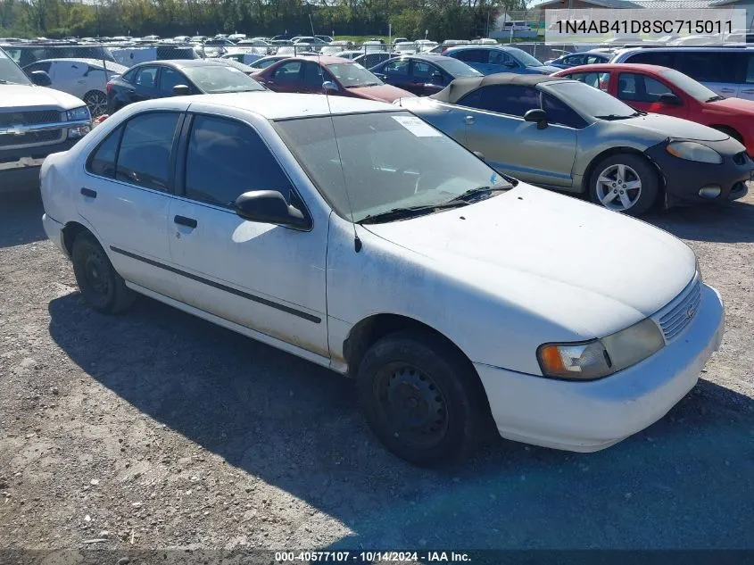 1995 Nissan Sentra Xe/Gxe/Gle VIN: 1N4AB41D8SC715011 Lot: 40577107