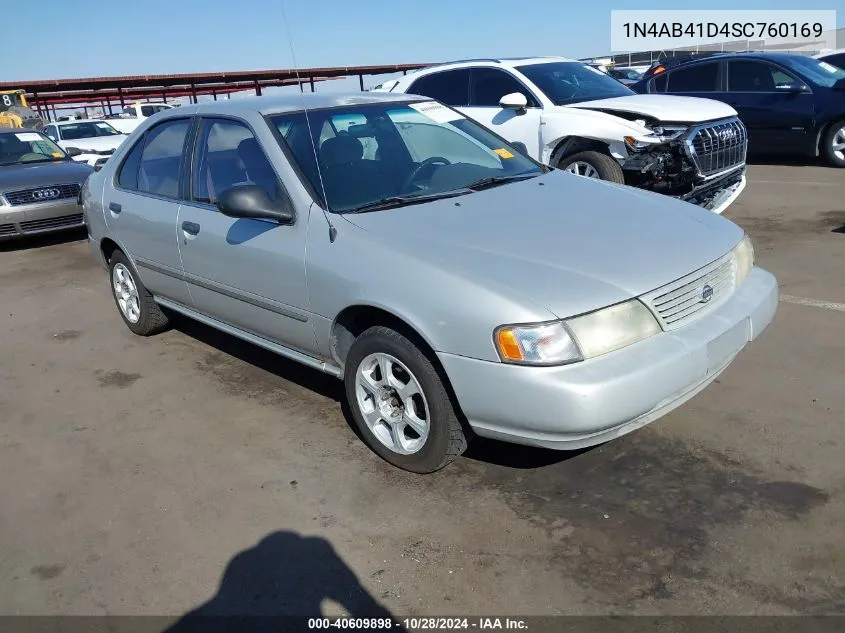 1995 Nissan Sentra Xe/Gxe/Gle VIN: 1N4AB41D4SC760169 Lot: 40609898