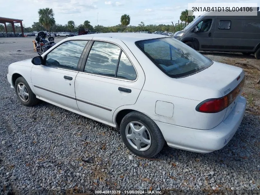 1995 Nissan Sentra Xe/Gxe/Gle VIN: 3N1AB41D1SL004106 Lot: 40813379