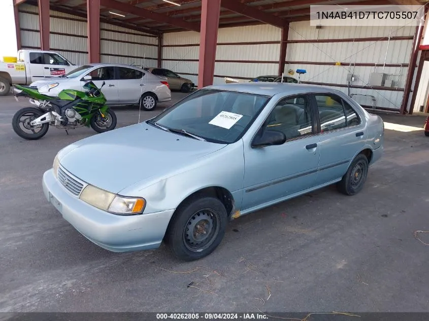 1996 Nissan Sentra E/Xe/Gxe/Gle VIN: 1N4AB41D7TC705507 Lot: 40262805