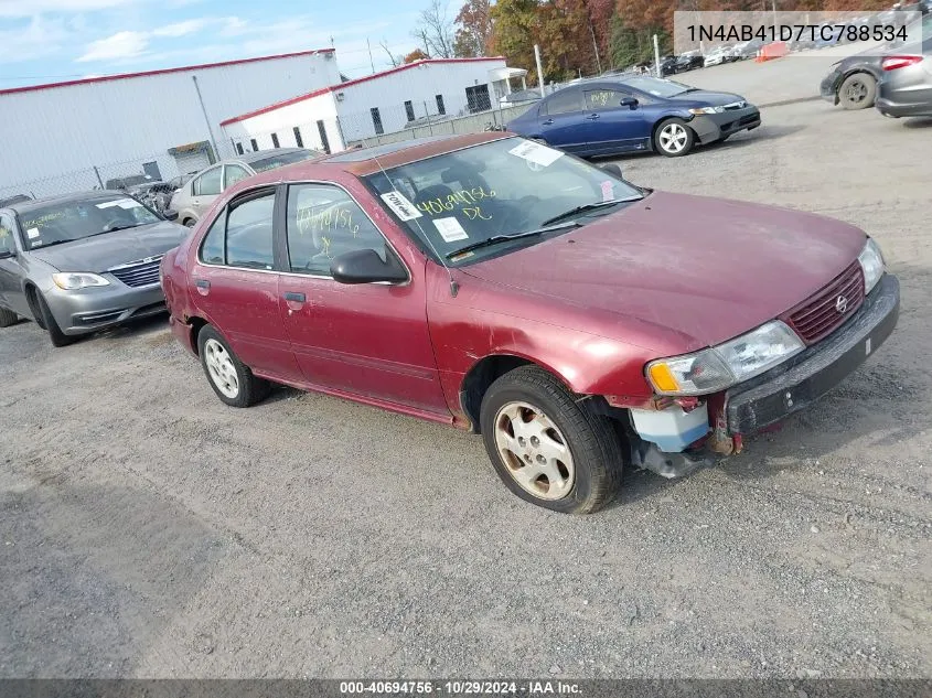 1996 Nissan Sentra E/Xe/Gxe/Gle VIN: 1N4AB41D7TC788534 Lot: 40694756