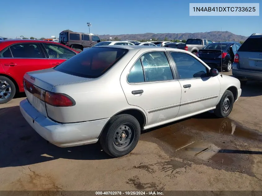 1996 Nissan Sentra E/Xe/Gxe/Gle VIN: 1N4AB41DXTC733625 Lot: 40702078