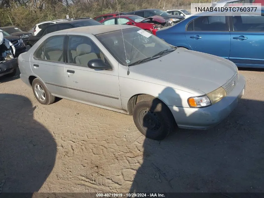 1996 Nissan Sentra E/Xe/Gxe/Gle VIN: 1N4AB41D9TC760377 Lot: 40719919