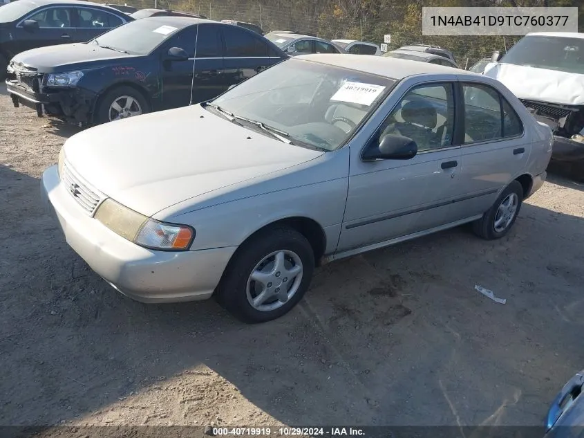 1996 Nissan Sentra E/Xe/Gxe/Gle VIN: 1N4AB41D9TC760377 Lot: 40719919