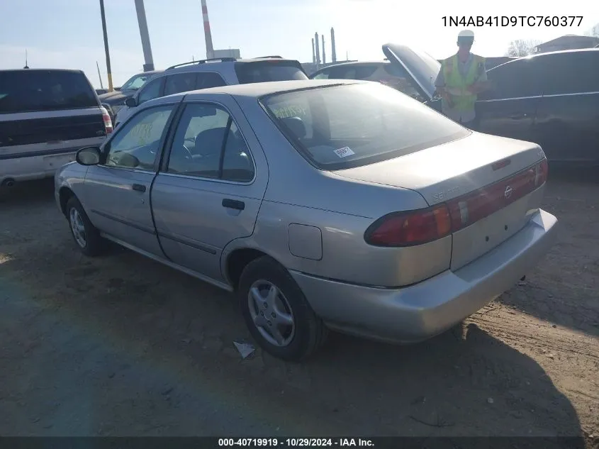 1996 Nissan Sentra E/Xe/Gxe/Gle VIN: 1N4AB41D9TC760377 Lot: 40719919