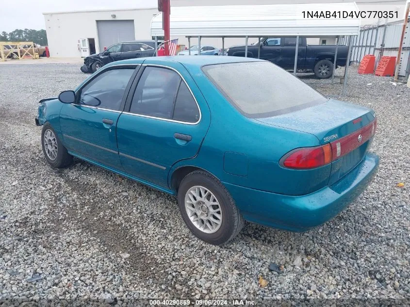 1N4AB41D4VC770351 1997 Nissan Sentra Gle/Gxe/Xe