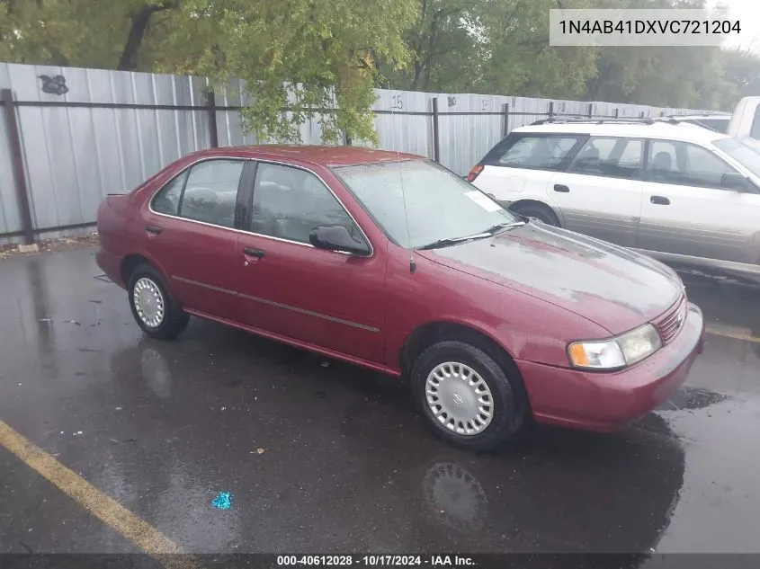 1997 Nissan Sentra Gle/Gxe/Xe VIN: 1N4AB41DXVC721204 Lot: 40612028