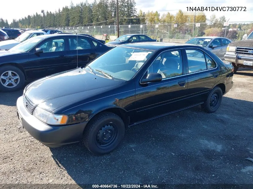 1997 Nissan Sentra Gle/Gxe/Xe VIN: 1N4AB41D4VC730772 Lot: 40664736