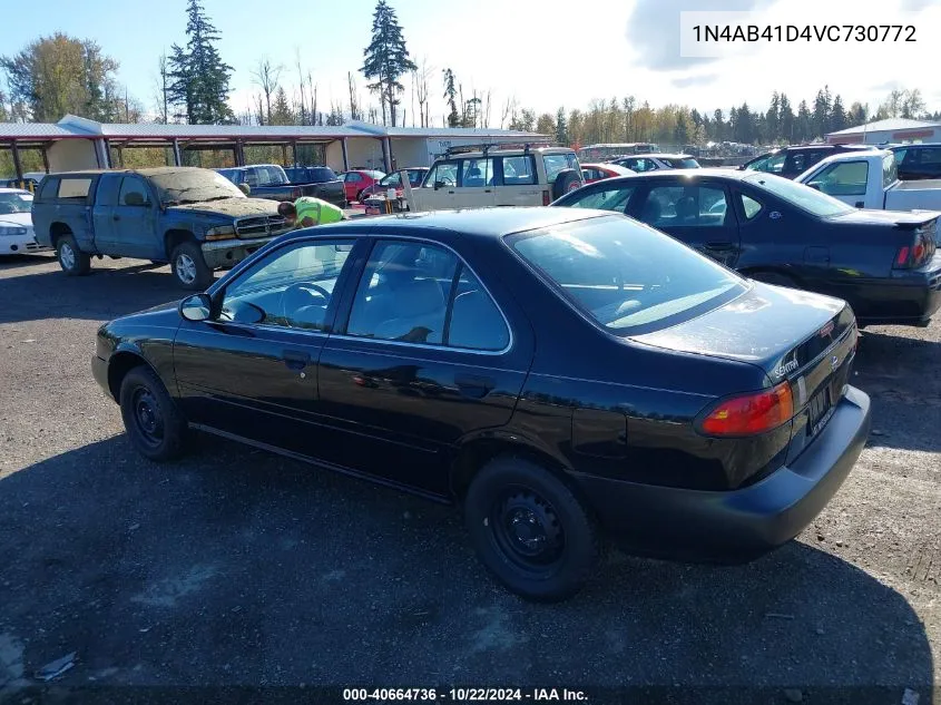 1997 Nissan Sentra Gle/Gxe/Xe VIN: 1N4AB41D4VC730772 Lot: 40664736