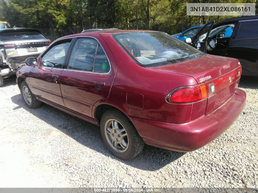 1999 Nissan Sentra Gxe/Xe VIN: 3N1AB41D2XL086161 Lot: 40271686