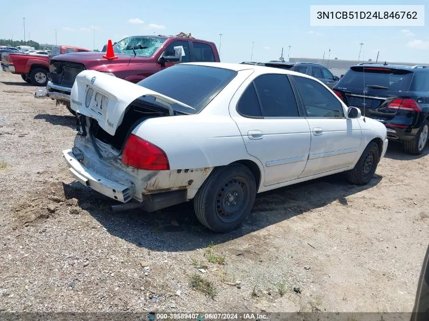 3N1CB51D24L846762 2004 Nissan Sentra 1.8S