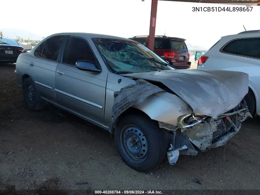 2004 Nissan Sentra 1.8 VIN: 3N1CB51D44L898667 Lot: 40288784