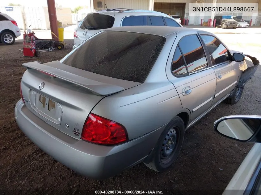 2004 Nissan Sentra 1.8 VIN: 3N1CB51D44L898667 Lot: 40288784