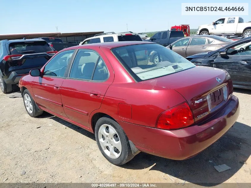 3N1CB51D24L464666 2004 Nissan Sentra 1.8S