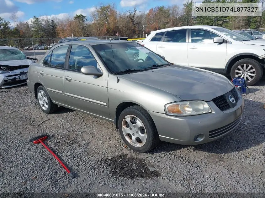 2004 Nissan Sentra 1.8S VIN: 3N1CB51D74L877327 Lot: 40801075