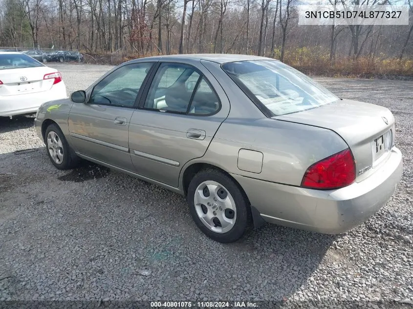 2004 Nissan Sentra 1.8S VIN: 3N1CB51D74L877327 Lot: 40801075