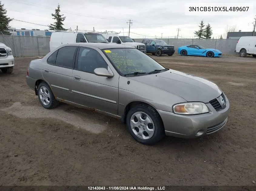 2005 Nissan Sentra VIN: 3N1CB51DX5L489607 Lot: 12143043