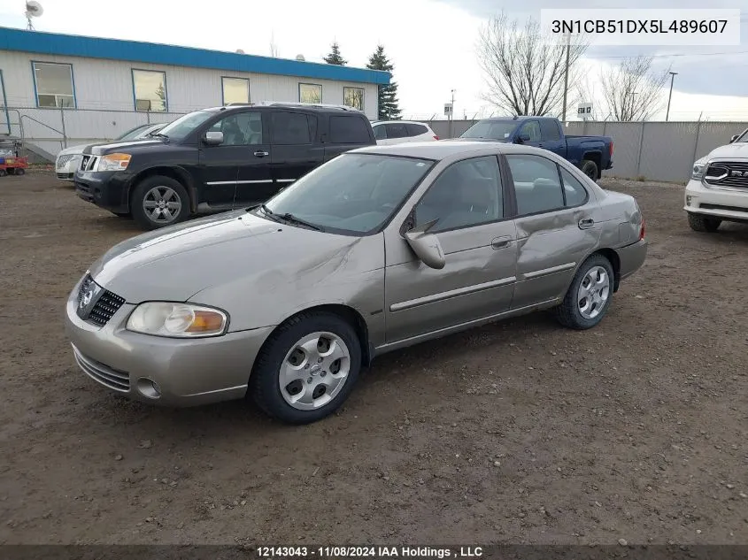 2005 Nissan Sentra VIN: 3N1CB51DX5L489607 Lot: 12143043