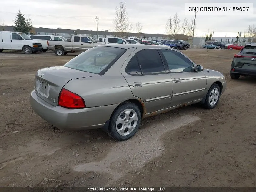 2005 Nissan Sentra VIN: 3N1CB51DX5L489607 Lot: 12143043