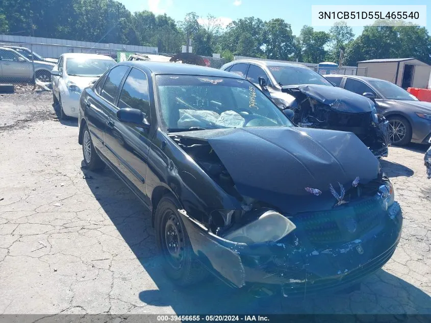 3N1CB51D55L465540 2005 Nissan Sentra 1.8S