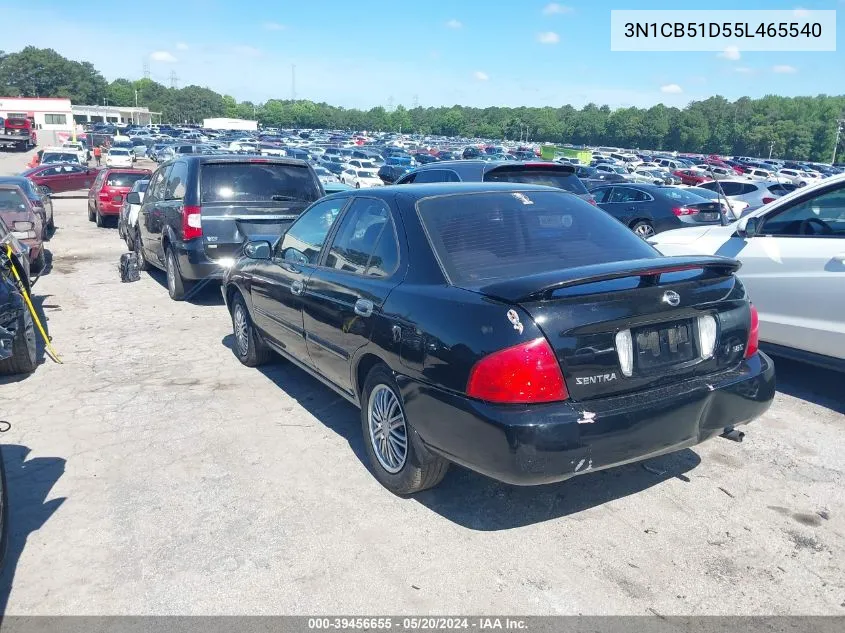 3N1CB51D55L465540 2005 Nissan Sentra 1.8S