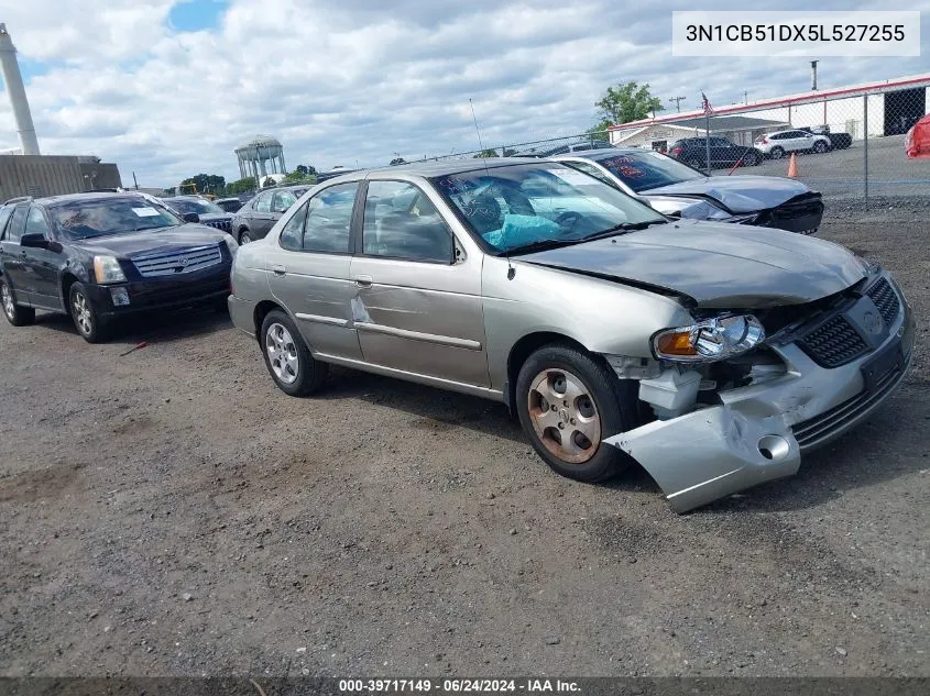 2005 Nissan Sentra 1.8 VIN: 3N1CB51DX5L527255 Lot: 39717149